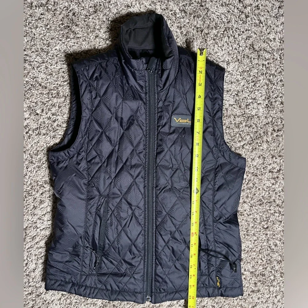 Black Quilted Volt Resistance Heated Women's Vest‎ battery not included.